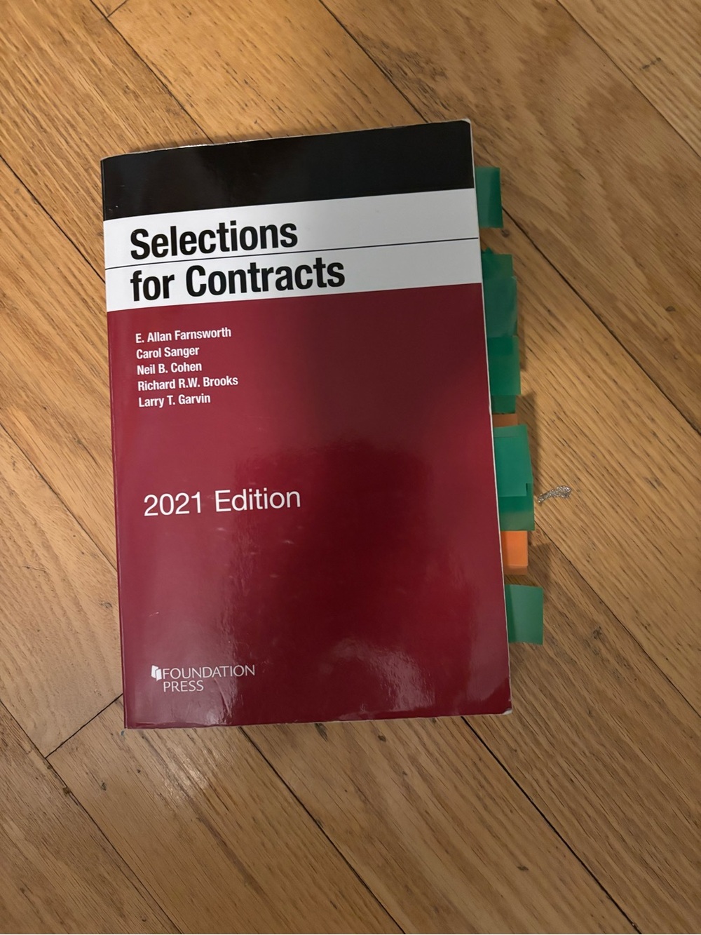 Selections for Contracts 2021 Edition - Burgundy and Black Textbook